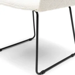 Eetkamerstoel met armleuning Frisco Drive, Simply White