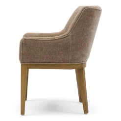 Eetkamerstoel met armleuning Whistler, Taupe