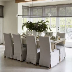 Eetkamerstoel Monti, Fabulous Flax, Linnen