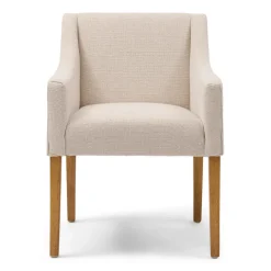 Eetkamerstoel Savile Row, Glossy Flax