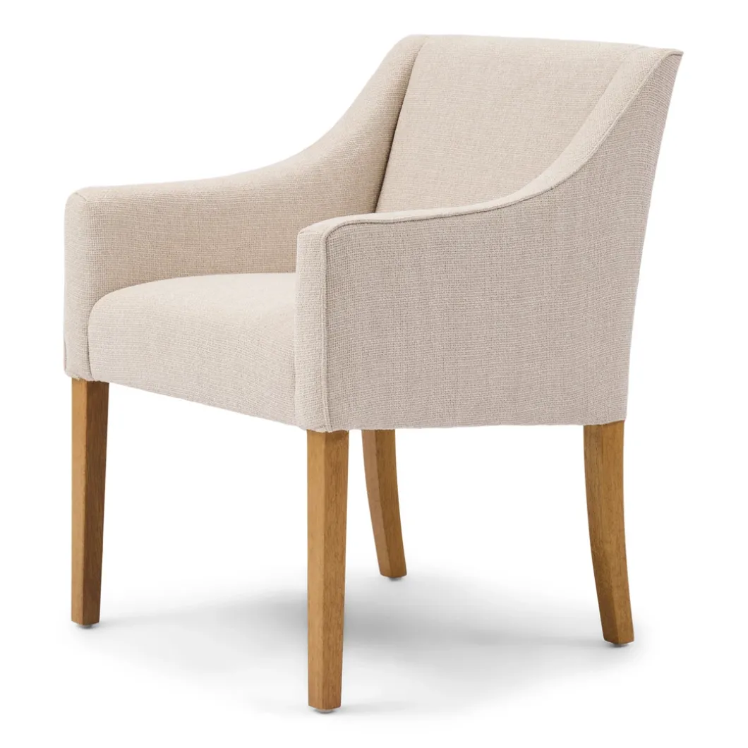 Eetkamerstoel Savile Row, Glossy Flax