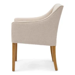 Eetkamerstoel Savile Row, Glossy Flax