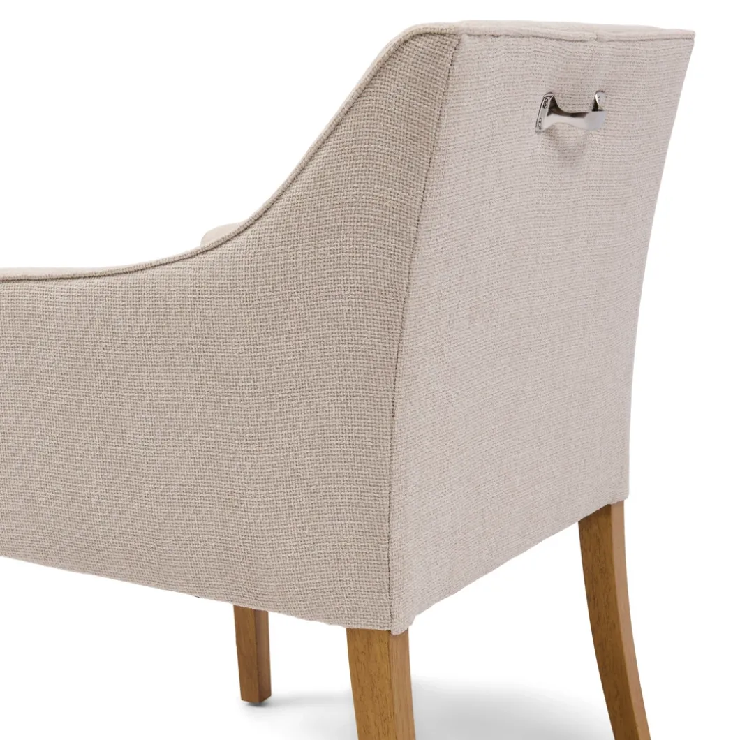 Eetkamerstoel Savile Row, Glossy Flax