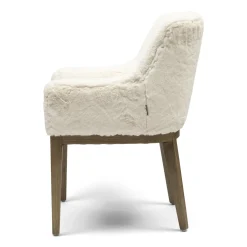 Eetkamerstoel Whistler, Snow, Faux Fur
