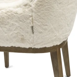 Eetkamerstoel Whistler, Snow, Faux Fur