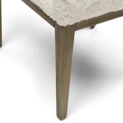 Eetkamerstoel Whistler, Snow, Faux Fur