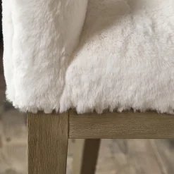 Eetkamerstoel Whistler, Snow, Faux Fur
