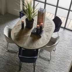 Eettafel Le Marais, 140/190x140