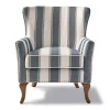 Fauteuil Cavendish, Blue stripe