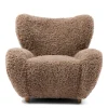 Fauteuil Courchevel, Taupe