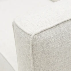 Fauteuil Hampton Heights, Antique White, Rich Tweed