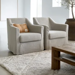 Fauteuil Huntington, Beige