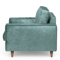 Fauteuil Kendall, Mineral Blue, Velvet