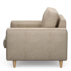 Fauteuil Kendall, Natural, Washed Cotton
