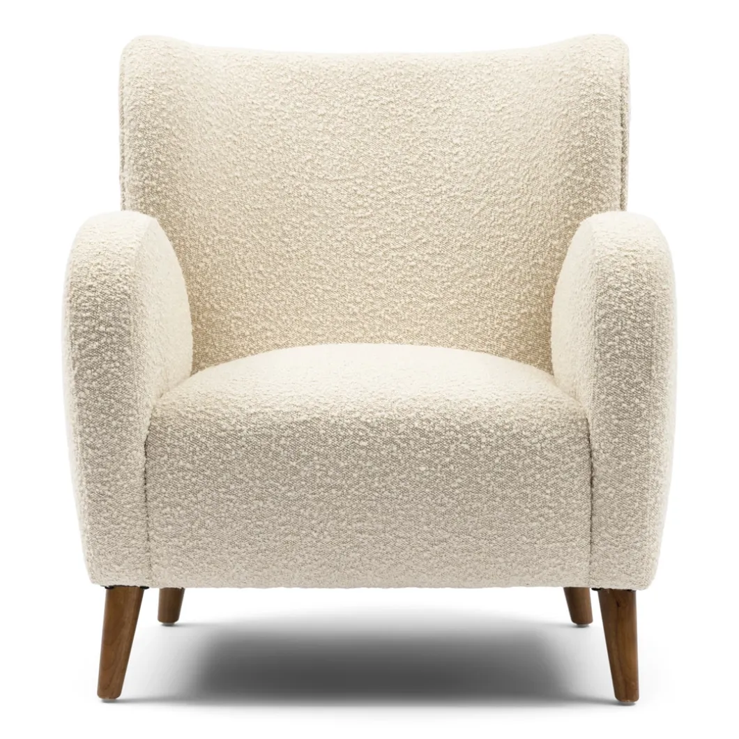 Fauteuil La Contessina, White Sand, Bouclé