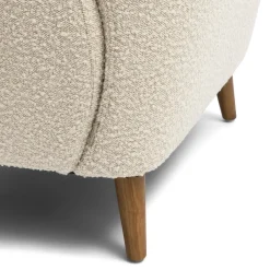 Fauteuil La Contessina, White Sand, Bouclé