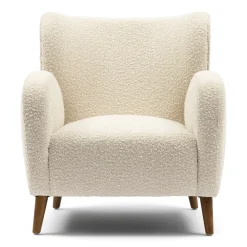 Fauteuil La Contessina, White Sand, Bouclé