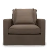 Fauteuil Lennox, Bottle Brown, Recycled Weave