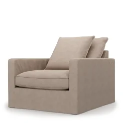 Fauteuil Lennox, Brompton Beige, Recycled Weave