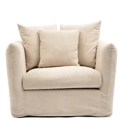 Fauteuil Lille, Brompton Beige