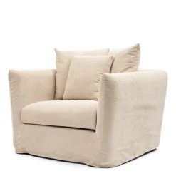 Fauteuil Lille, Brompton Beige