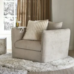 Fauteuil Lille, Brompton Beige