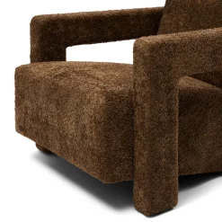 Fauteuil Messina, Bruin