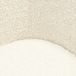 Fauteuil Paramount, White Sand, Bouclé