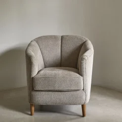 Fauteuil Rue Royal, Melting Silver, Celtic Weave