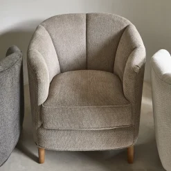 Fauteuil Rue Royal, Melting Silver, Celtic Weave