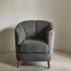 Fauteuil Rue Royal, Mud, Celtic Weave