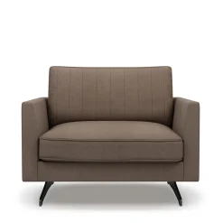 Fauteuil The Camille, Bottle Brown, Recycled Weave