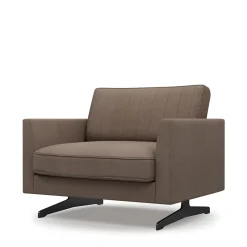 Fauteuil The Camille, Bottle Brown, Recycled Weave
