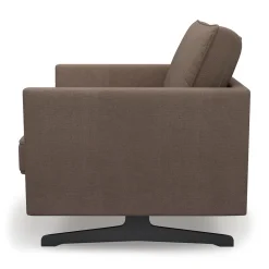 Fauteuil The Camille, Bottle Brown, Recycled Weave