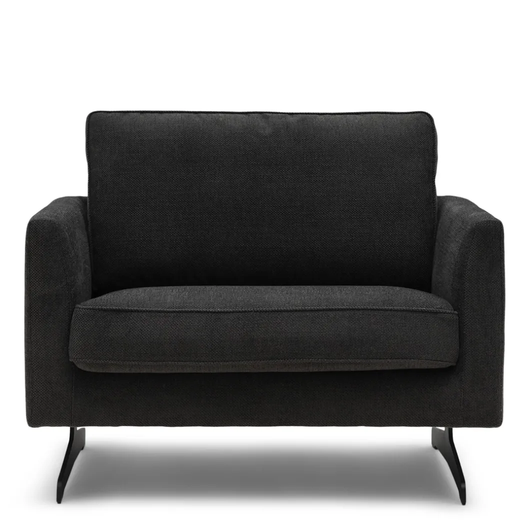 Fauteuil The Camille, Caviar, Celtic Weave
