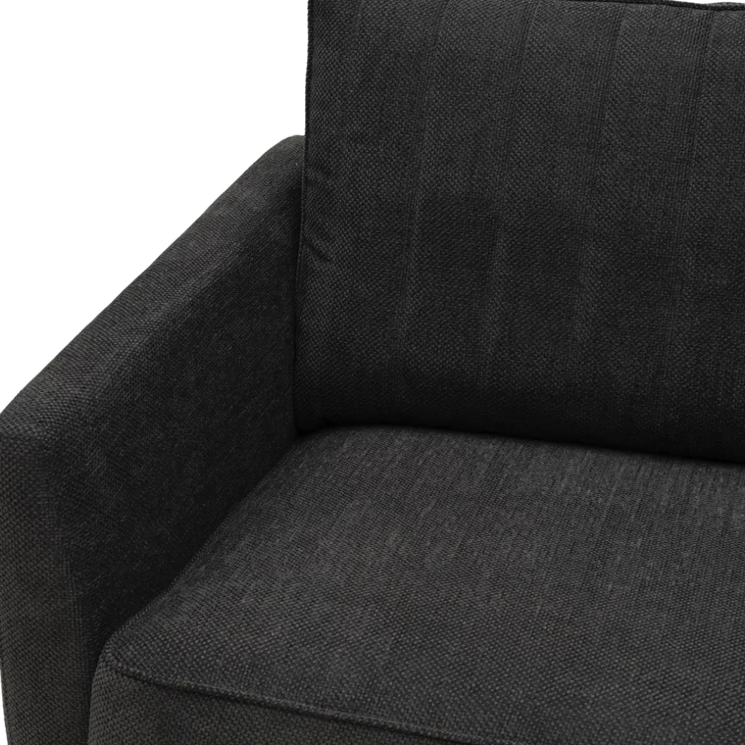 Fauteuil The Camille, Caviar, Celtic Weave