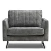Fauteuil The Camille, Frosty Green, Velvet