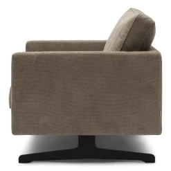 Fauteuil The Camille, Melting Silver, Celtic Weave