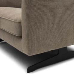 Fauteuil The Camille, Melting Silver, Celtic Weave