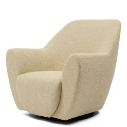 Fauteuil The Jill Swivel, Natural Grey