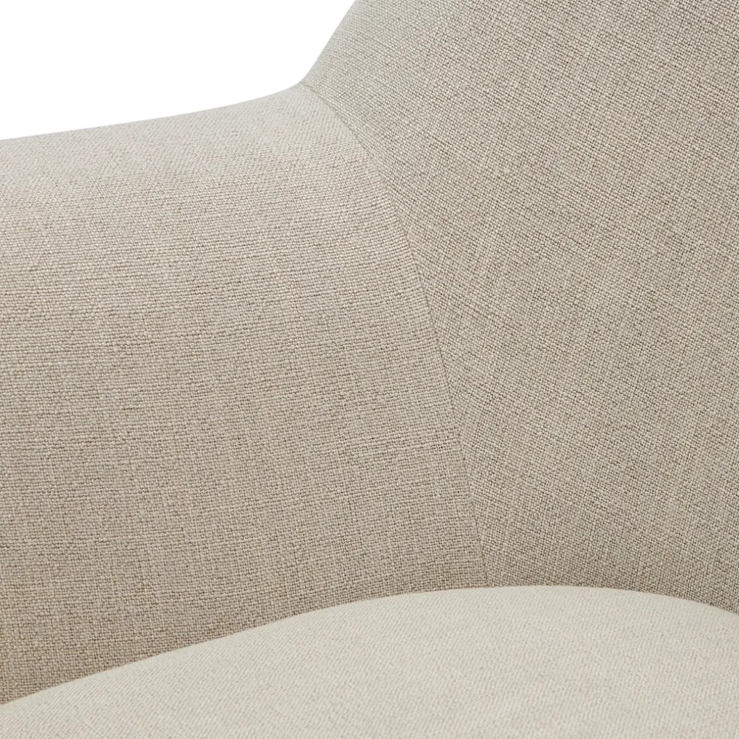 Fauteuil The Jill Swivel, Fabulous Flax, Mouliné Linen