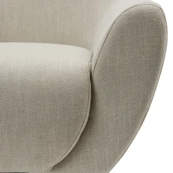 Fauteuil The Jill Swivel, Fabulous Flax, Mouliné Linen