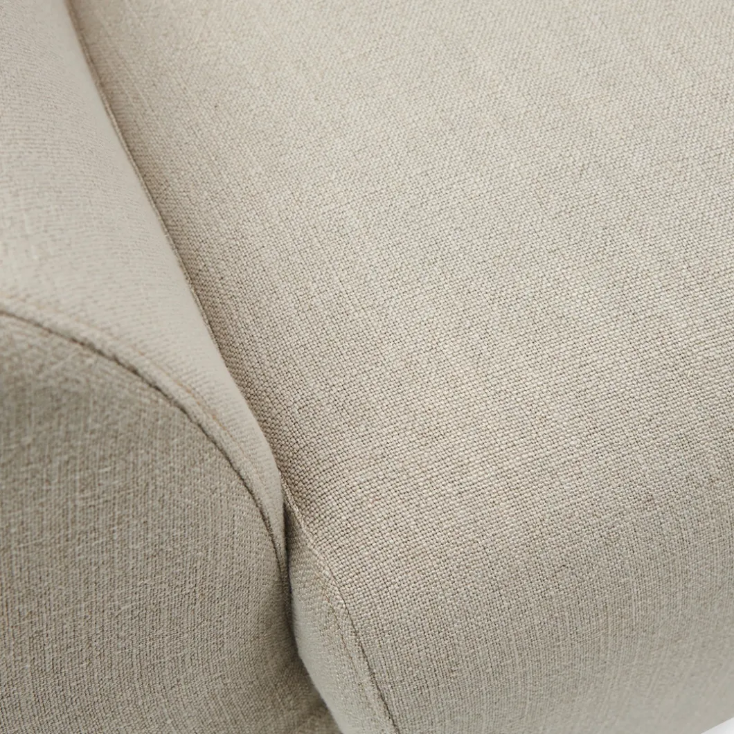 Fauteuil The Jill Swivel, Fabulous Flax, Mouliné Linen
