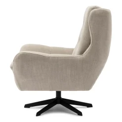 Fauteuil The Statesman, Fabulous Flax, Mouliné Linen