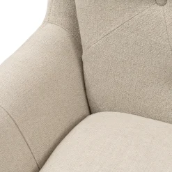 Fauteuil The Statesman, Fabulous Flax, Mouliné Linen