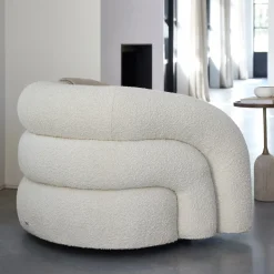 Fauteuil Vittorio Swivel, Natural Grey