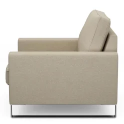 Fauteuil West Houston, Flanders Flax, Oxford Weave