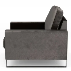 Fauteuil West Houston, Grimaldi Grey, Velvet