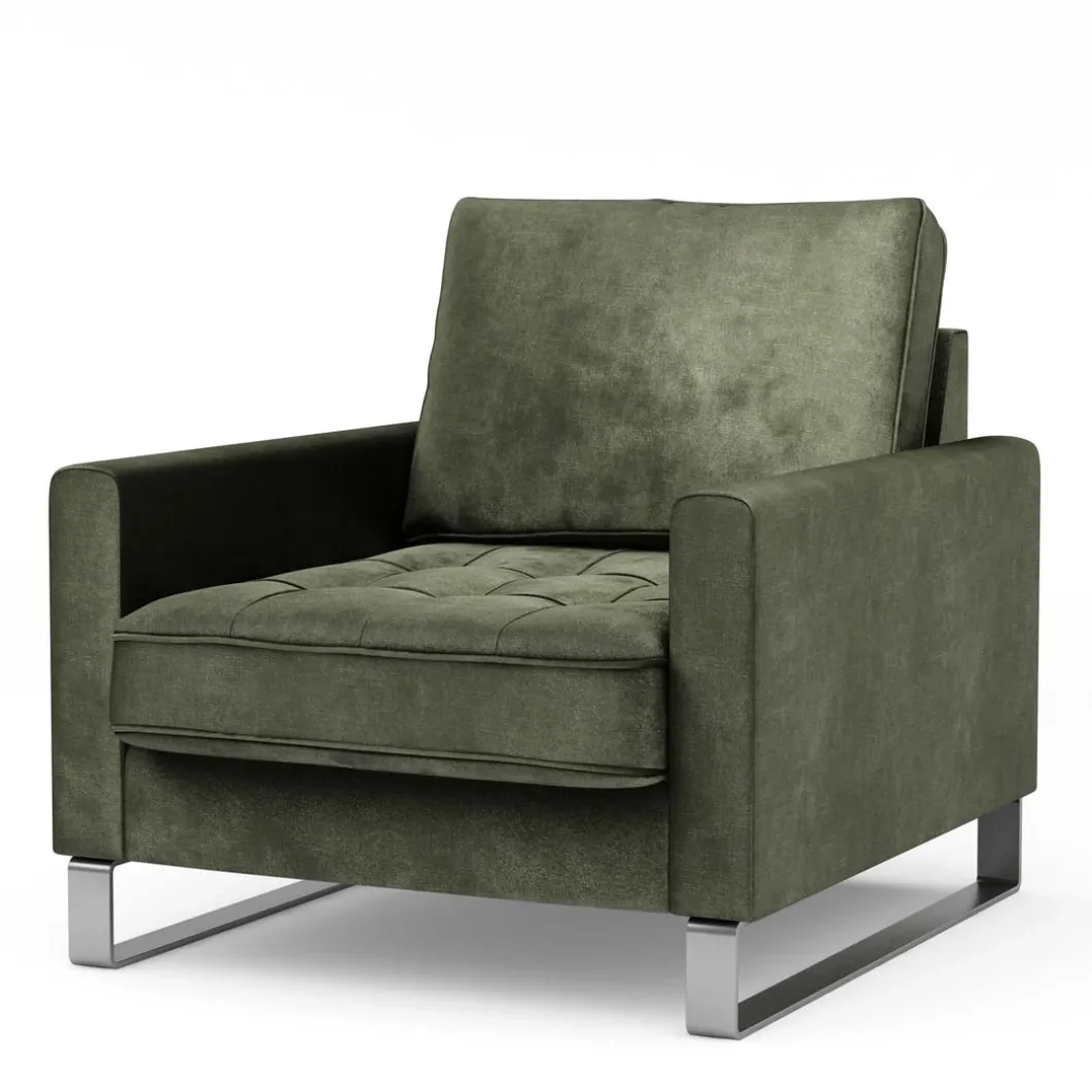 Fauteuil West Houston, Ivy, Velvet I