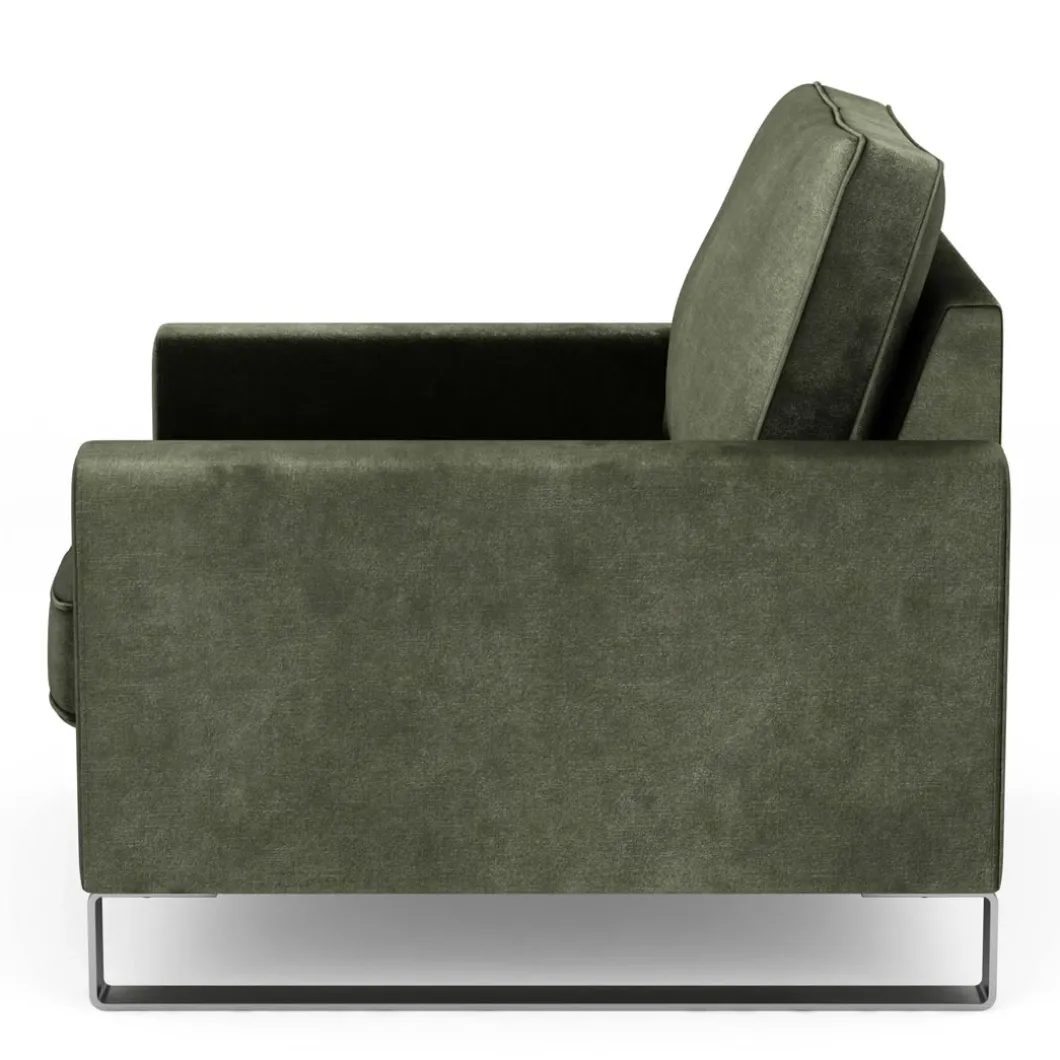 Fauteuil West Houston, Ivy, Velvet I